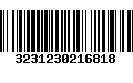 Código de Barras 3231230216818