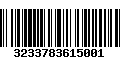 Código de Barras 3233783615001