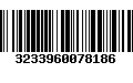 Código de Barras 3233960078186