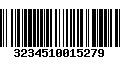 Código de Barras 3234510015279