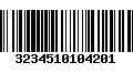 Código de Barras 3234510104201