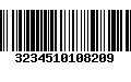 Código de Barras 3234510108209