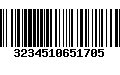 Código de Barras 3234510651705