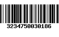 Código de Barras 3234750030186