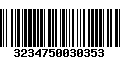 Código de Barras 3234750030353