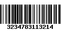 Código de Barras 3234783113214