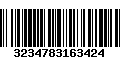 Código de Barras 3234783163424