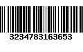 Código de Barras 3234783163653