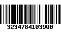 Código de Barras 3234784103900