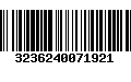 Código de Barras 3236240071921