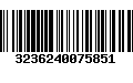 Código de Barras 3236240075851