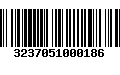 Código de Barras 3237051000186