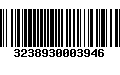 Código de Barras 3238930003946