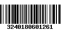 Código de Barras 3240180601261