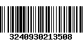 Código de Barras 3240930213508