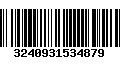 Código de Barras 3240931534879