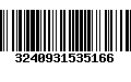 Código de Barras 3240931535166