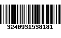 Código de Barras 3240931538181