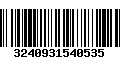 Código de Barras 3240931540535