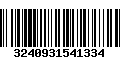 Código de Barras 3240931541334