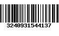 Código de Barras 3240931544137