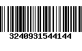 Código de Barras 3240931544144