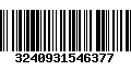 Código de Barras 3240931546377