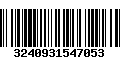 Código de Barras 3240931547053