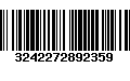 Código de Barras 3242272892359