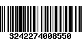 Código de Barras 3242274008550