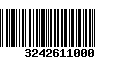 Código de Barras 3242611000