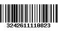 Código de Barras 3242611110823