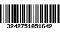 Código de Barras 3242751051642