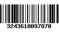 Código de Barras 3243610097870