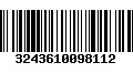 Código de Barras 3243610098112