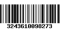 Código de Barras 3243610098273