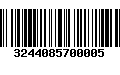 Código de Barras 3244085700005