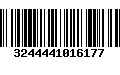 Código de Barras 3244441016177