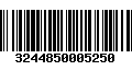 Código de Barras 3244850005250