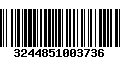 Código de Barras 3244851003736