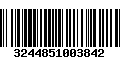 Código de Barras 3244851003842