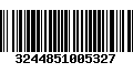 Código de Barras 3244851005327