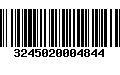 Código de Barras 3245020004844