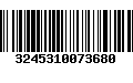 Código de Barras 3245310073680