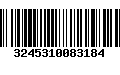 Código de Barras 3245310083184