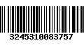 Código de Barras 3245310083757