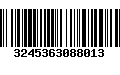 Código de Barras 3245363088013