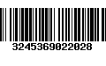 Código de Barras 3245369022028