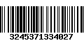 Código de Barras 3245371334027