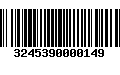 Código de Barras 3245390000149